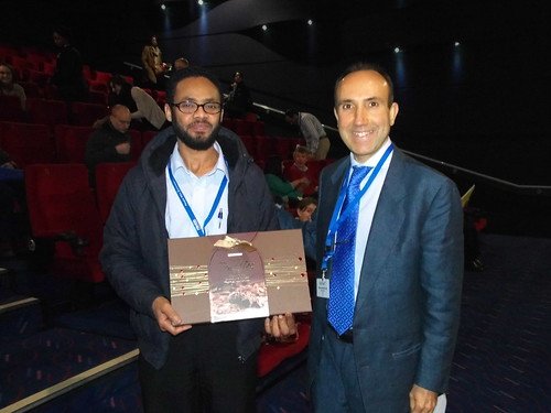 			Euroscicon posted a photo:	Feedback prize winner Dr Zakaria Eltahir and Professor Consolato Sergi (Chair)