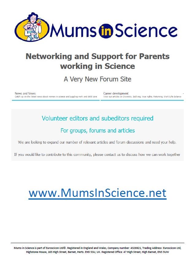 Mums in Science